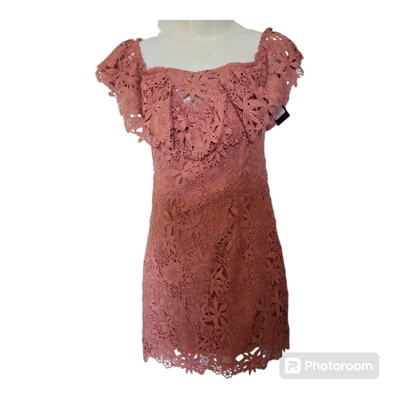 GUESS Marciano Alla Off-the-Shoulder Crochet Dress - Size XS, 0 - Picture 1 of 7